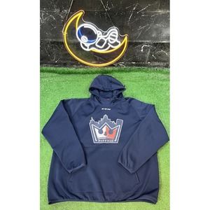 CCM Hockey Buffalo NY Blue Hoodie Sweatshirt‎ Men's Size 2XL XXL Graphic Print